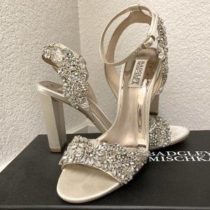 BADGLEY MISCHKA- Women's Libby Embellished High Heel Sandals